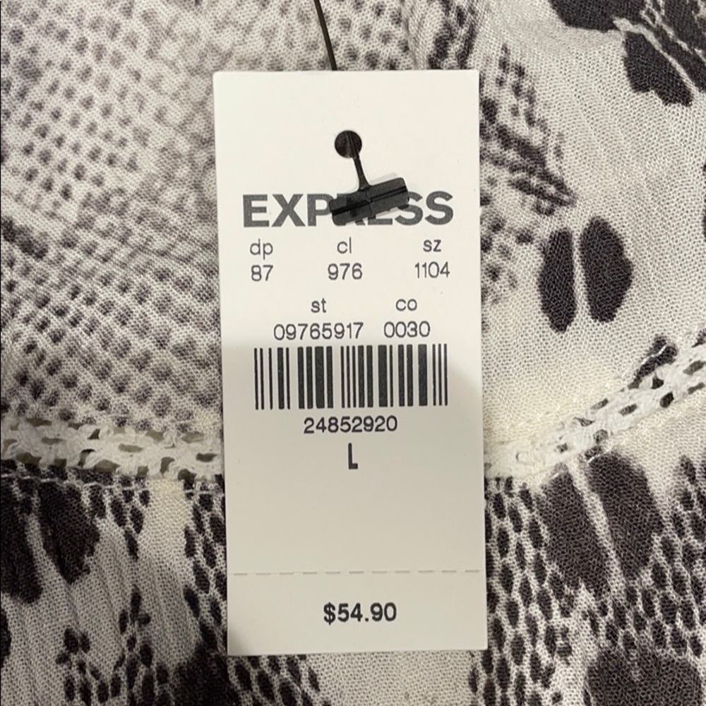 Express Animal Print Cami - Picture 6 of 7